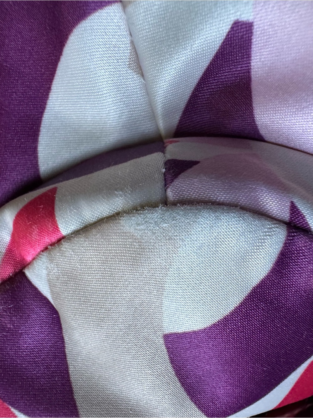 COACH Kristin Pink & Purple Signature Hobo Bag with Distressed Leather Strap - Picture 10 of 15